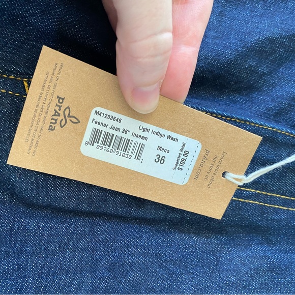 Prana Feener Jean 36” - Picture 3 of 6